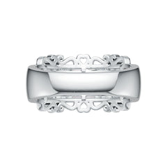 Sterling Silver Semi Mount Ring Setting Round RD 8x8mm DHJ