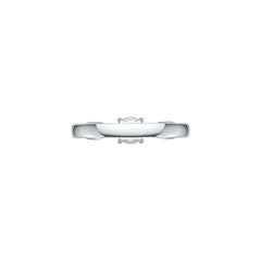 Sterling Silver Semi Mount Ring Setting Round RD 5x5mm DHJ
