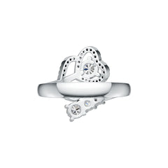 Sterling Silver Semi Mount Ring Setting Round RD 4.5mm DHJ