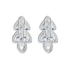 Sterling Silver Semi Mount Earrings Setting Pear PE 4X3mm DHJ