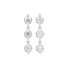 Sterling Silver Semi Mount Earrings Setting Round RD 7x7mm DHJ