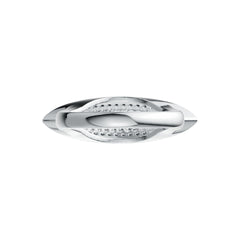 Sterling Silver Semi Mount Ring Setting Round RD 1.1mm DHJ