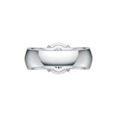 Sterling Silver Semi Mount Ring Setting Oval OV 12X10 with White Topaz - Syzjewelry