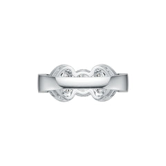 Sterling Silver Semi Mount Ring Setting Round RD 7x7mm DHJ