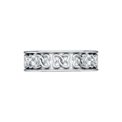 Celtic Heart Knot Wedding Band Ring