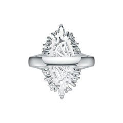 Sterling Silver Semi Mount Ring Setting Round RD Cluster Áæ§Èï∂mm DHJ