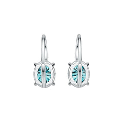 Sterling Silver Semi Mount Earrings Setting Oval OV 10X8mm DHJ