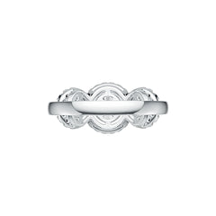 Sterling Silver Semi Mount Ring Setting Round RD 7x7mm RD 5x5mm Syzjewelry