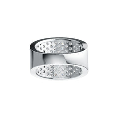 Sterling Silver Pave Cluster Ring Saddle with White Topaz or Moissanite - Syzjewelry