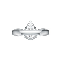 Sterling Silver Semi Mount Ring Setting Pear PE 12X8mm DHJ