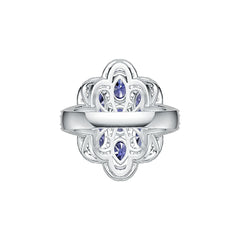 Sterling Silver Semi Mount Ring Setting Oval OV 6X4mm DHJ