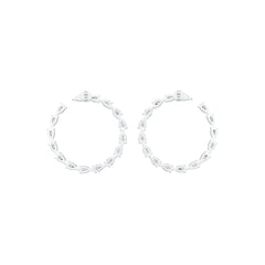 Sterling Silver Semi Mount Earrings Setting Pear PE 5X3mm DHJ