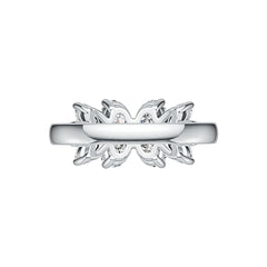 Sterling Silver Semi Mount Ring Setting Oval OV 5X4mm DHJ