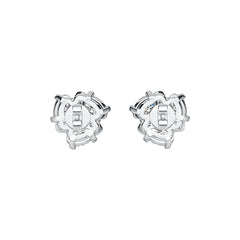 Sterling Silver Semi Mount Earrings Setting Oval OV 6X4mm DHJ