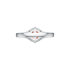 Sterling Silver Semi Mount Ring Setting Round RD 10.5x10.5MM DHJ