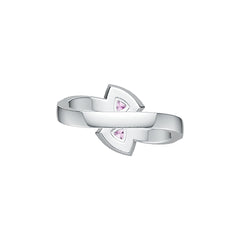 Sterling Silver Semi Mount Ring Setting Trillion TL 4X4mm DHJ