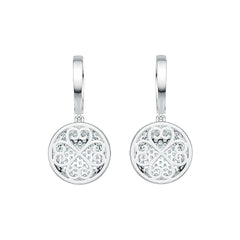 Sterling Silver Semi Mount Earrings Setting Round RD 1.3mm DHJ