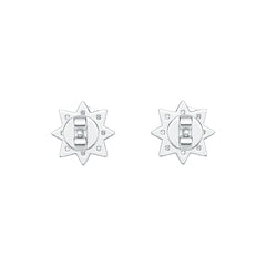 Sterling Silver Semi Mount Earrings Setting Round RD 1.5mm RD 1mm Syzjewelry