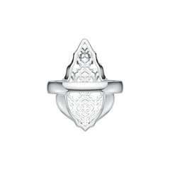 Sterling Silver Semi Mount Ring Setting Filigree DHJ