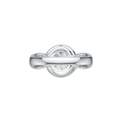 Sterling Silver Semi Mount Ring Setting Round RD 8x8mm DHJ