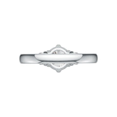 Sterling Silver Semi Mount Ring Setting Round RD 7x7mm DHJ