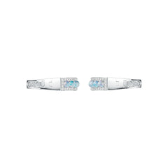Sterling Silver Semi Mount Earrings Setting Round RD 3X3mm DHJ