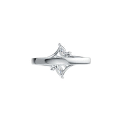 Sterling Silver Semi Mount Ring Setting Marquise MQ 6X3mm DHJ