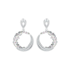 Sterling Silver Semi Mount Earrings Setting Pear PE 4X2mm DHJ