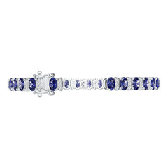 Sterling Silver Semi Mount Bracelet Setting Oval OV 6X4mm DHJ