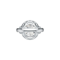 Sterling Silver Semi Mount Ring Setting Round RD 12X12mm DHJ
