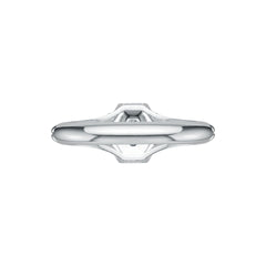 Sterling Silver Semi Mount Ring Setting Oval OV 6X4mm Art Deco Style DHJ