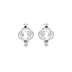 Sterling Silver Semi Mount Earrings Setting Pear PE 5X3mm DHJ