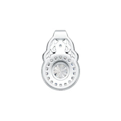 Sterling Silver Semi Mount Pendant Setting Round RD 6.5mm DHJ