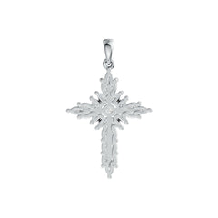Sterling Silver Semi Mount Pendant Setting Marquise MQ 4X2mm RD 3.5mm DHJ