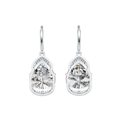 Sterling Silver Semi Mount Earrings Setting Pear PE 14X12mm DHJ