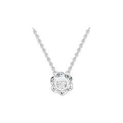 Sterling Silver Semi Mount Pendant Setting Round RD 6.5x6.5mm Syzjewelry