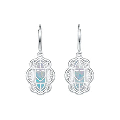Sterling Silver Semi Mount Earrings Setting Oval OV 16X8mm DHJ