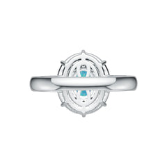Sterling Silver Semi Mount Ring Setting Oval OV 8X6mm Cabochon DHJ