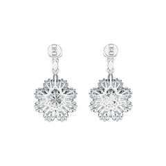 Sterling Silver Semi Mount Earrings Setting Round RD 6x6mm DHJ