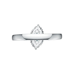 Sterling Silver Semi Mount Ring Setting Marquise MQ 6X3mm DHJ