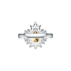 Sterling Silver Semi Mount Ring Setting Round RD Center‰∏ªÁü≥mm DHJ