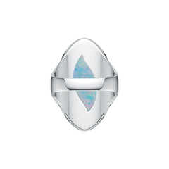Sterling Silver Semi Mount Ring Setting Marquise MQ 21X10.5mm DHJ