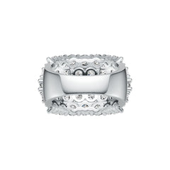 Sterling Silver Semi Mount Ring Setting Round RD 3.5mm DHJ