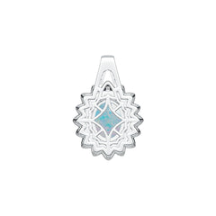 Sterling Silver Semi Mount Pendant Setting Oval OV 10X8mm DHJ