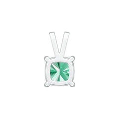 Sterling Silver Semi Mount Pendant Setting Cushion CU 6x6mm - Syzjewelry