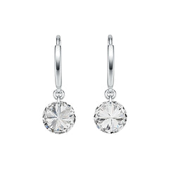 Sterling Silver Semi Mount Earrings Setting Round RD 8x8mm DHJ