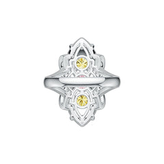 Sterling Silver Semi Mount Ring Setting Round RD 6x6mm RD 5x5mm PE 4x3mm DHJ