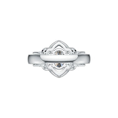 Sterling Silver Semi Mount Ring Setting Oval OV 8X6mm OV 5X3mm DHJ