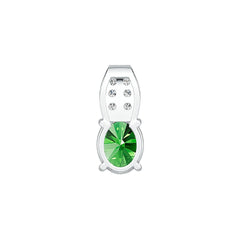 Sterling Silver Semi Mount Pendant Setting Oval OV 10X8mm DHJ