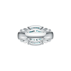 Sterling Silver Semi Mount Ring Setting Cushion CU 12X10mm DHJ